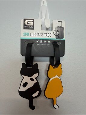 GFroce | Cat-Shaped Luggage Tags 🐈🐈‍⬛